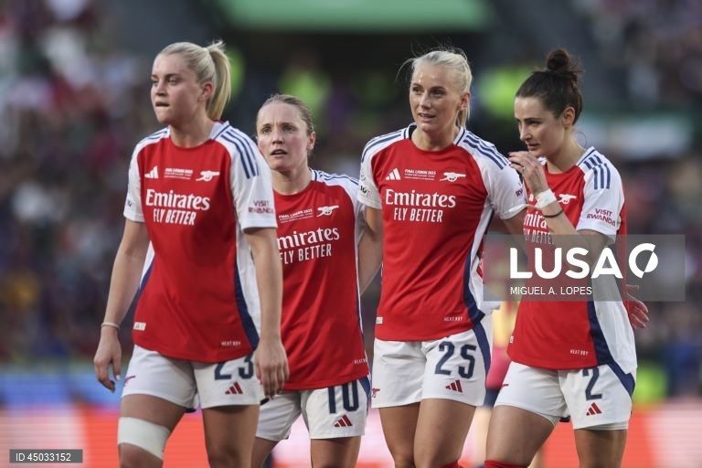 Futebol: Arsenal vence o Barcelona e conquista a Liga dos Campeões Feminina