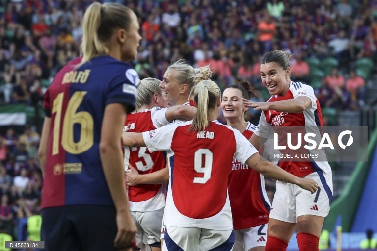 Futebol: Arsenal vence o Barcelona e conquista a Liga dos Campeões Feminina