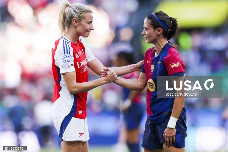 Futebol: Arsenal vence o Barcelona e conquista a Liga dos Campeões Feminina