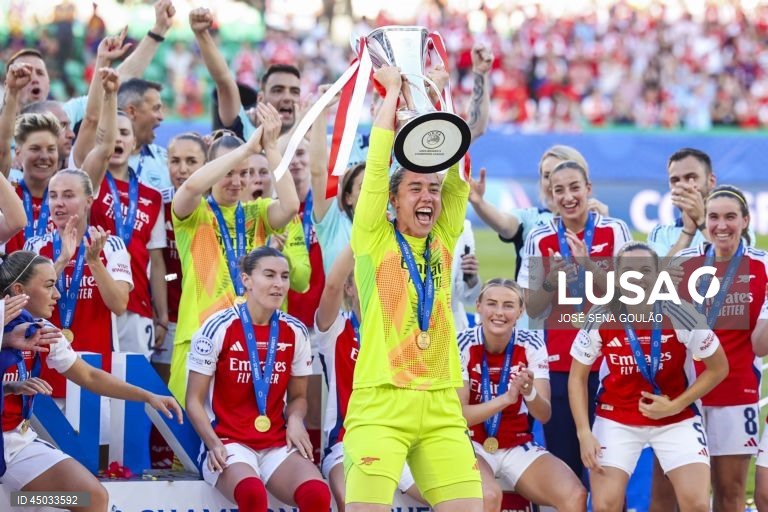 Futebol: Arsenal vence o Barcelona e conquista a Liga dos Campeões Feminina