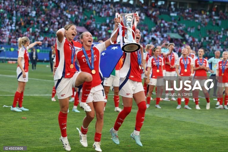 Futebol: Arsenal vence o Barcelona e conquista a Liga dos Campeões Feminina