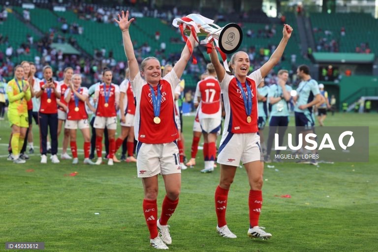 Futebol: Arsenal vence o Barcelona e conquista a Liga dos Campeões Feminina