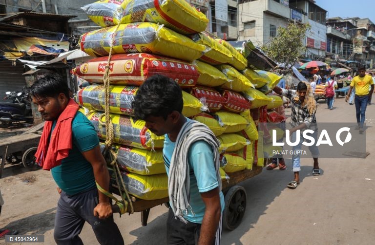 Índia: Mercado de rua em Nova Deli