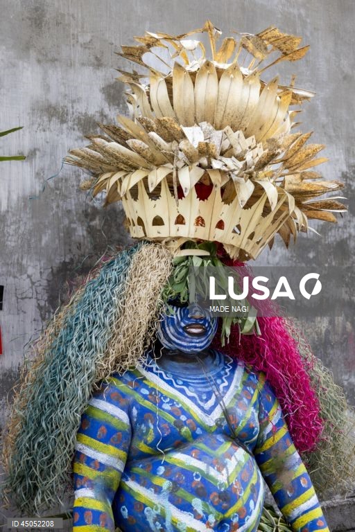 Indonésia: Habitantes locais celebram ritual sagrado Ngerebeg em Bali
