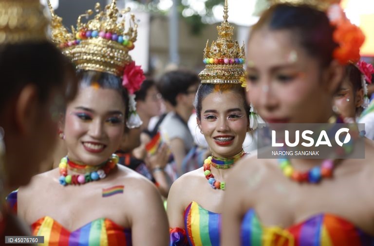 Parada do Orgulho de Banguecoque 2025 assinala o Mês do Orgulho