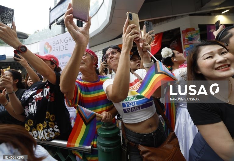 Parada do Orgulho de Banguecoque 2025 assinala o Mês do Orgulho