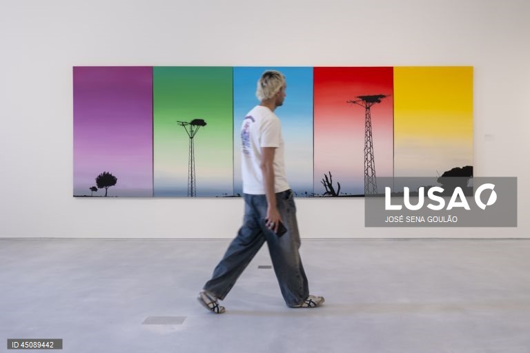 Visita de imprensa ao Pavilhão Julião Sarmento, que tem inauguração marcada para 4 de junho com uma exposição da coleção do artista Julião Sarmento (1948-2021), deixada em depósito pela família e a associação em seu nome para criar o museu, em Lisboa, 03 de junho de 2025. JOSÉ SENA GOULÃO/LUSA