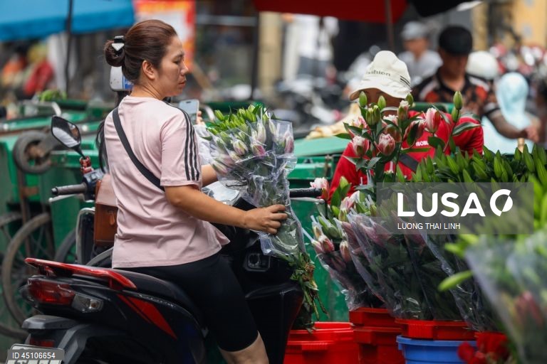 Vietname: Mercado tradicional em Hanoi
