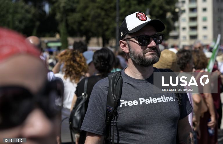 Roma: Partidos da oposição italianos organizam manifestação pró-palestina
