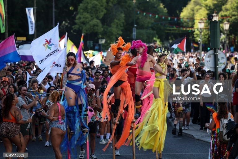 Lisboa: 26.ª Marcha do Orgulho LGBTI+ de Lisboa