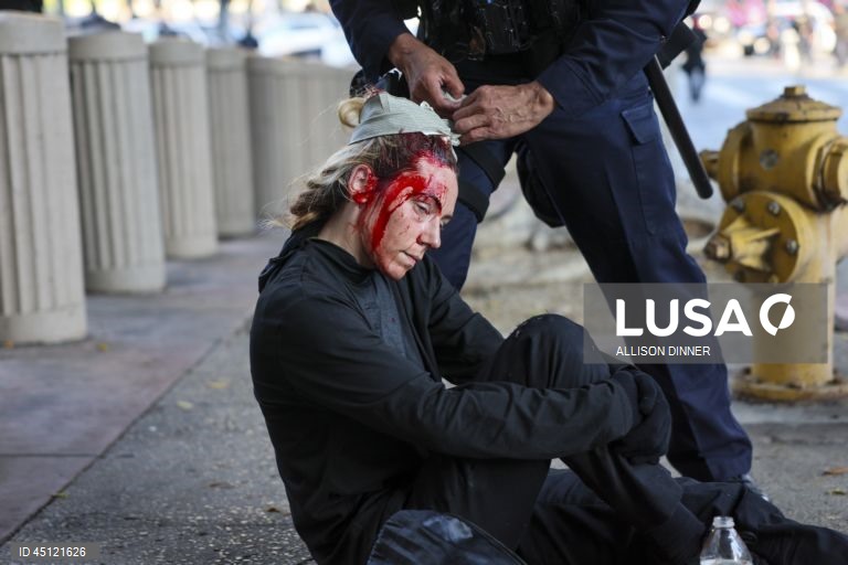 EUA: Protestos anti-Trump em Los Angeles