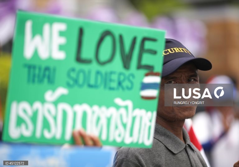 Tailândia: Camboja: Grupo nacionalista protesta contra disputa territorial