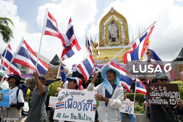 Tailândia: Camboja: Grupo nacionalista protesta contra disputa territorial