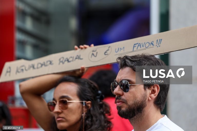 Manifestação antirracista em Lisboa
