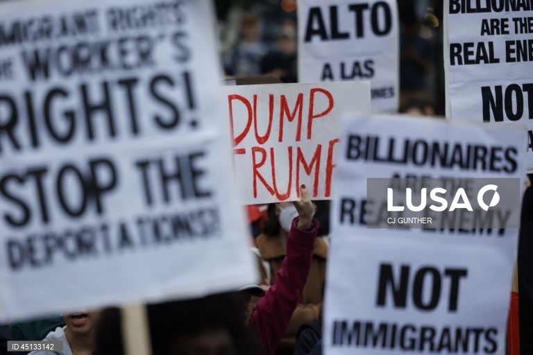 EUA: Manifestação em Boston contra a deportação de imigrantes