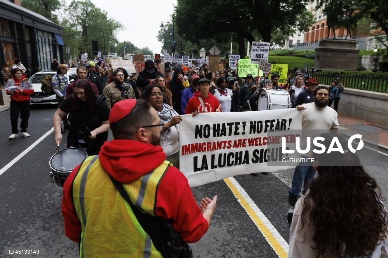 EUA: Manifestação em Boston contra a deportação de imigrantes