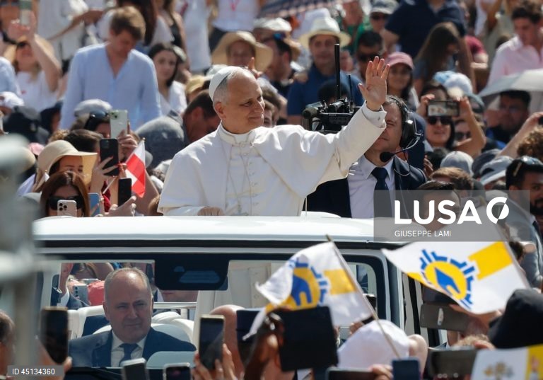 Roma: Audiência geral do Papa Leão XIV na Praça de São Pedro.