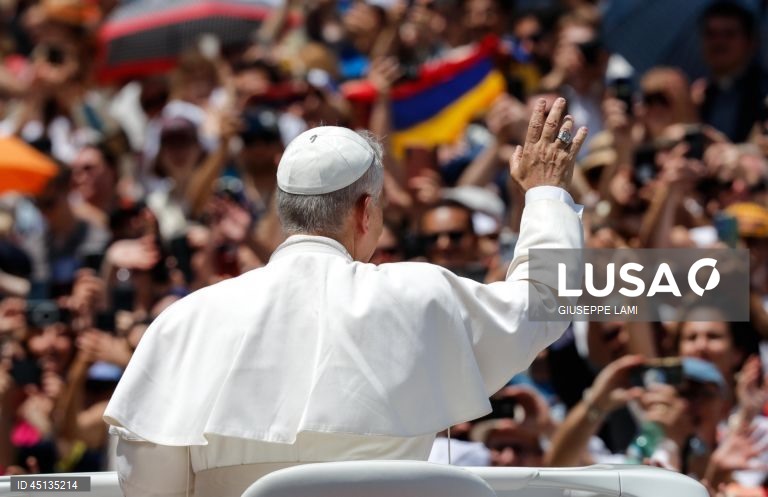 Roma: Audiência geral do Papa Leão XIV na Praça de São Pedro.