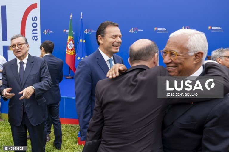 Lisboa: Cerimónia dos 40 anos da assinatura de Portugal do Tratado de Adesão às Comunidades Europeias