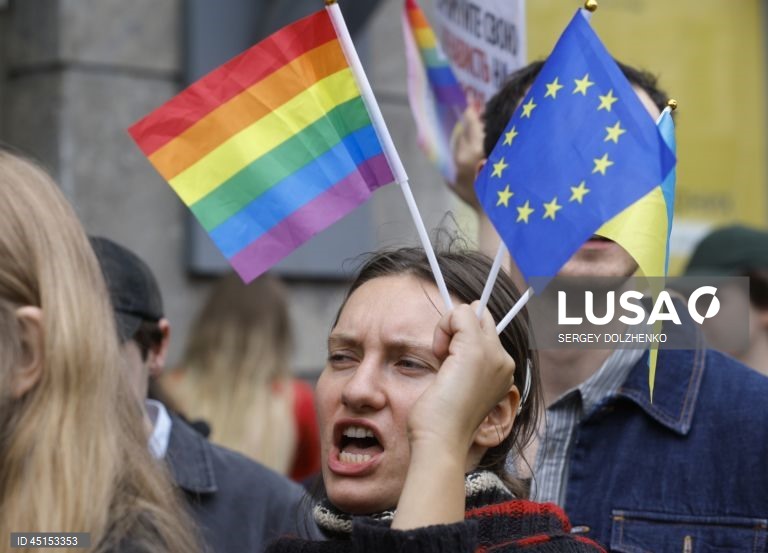 Ucrânia: Marcha do Orgulho LGBTQ+ em Kiev