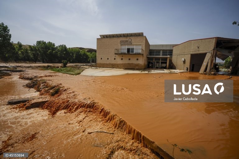 Espanha: Inundações provocadas por chuvas torrenciais na província de Saragoça