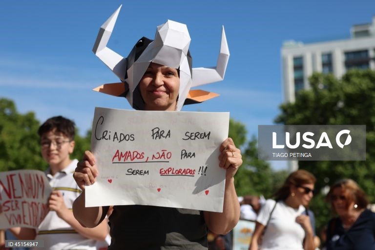 Marcha do Dia Internacional da Consciencialização contra o Transporte de Animais Vivos