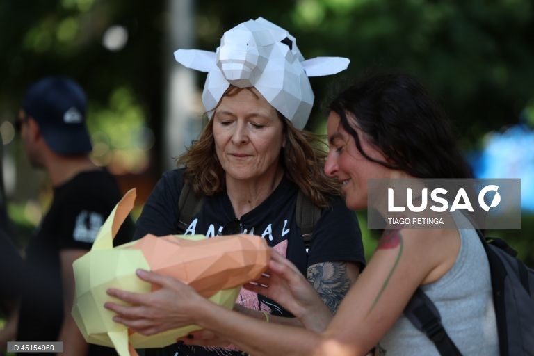 Marcha do Dia Internacional da Consciencialização contra o Transporte de Animais Vivos