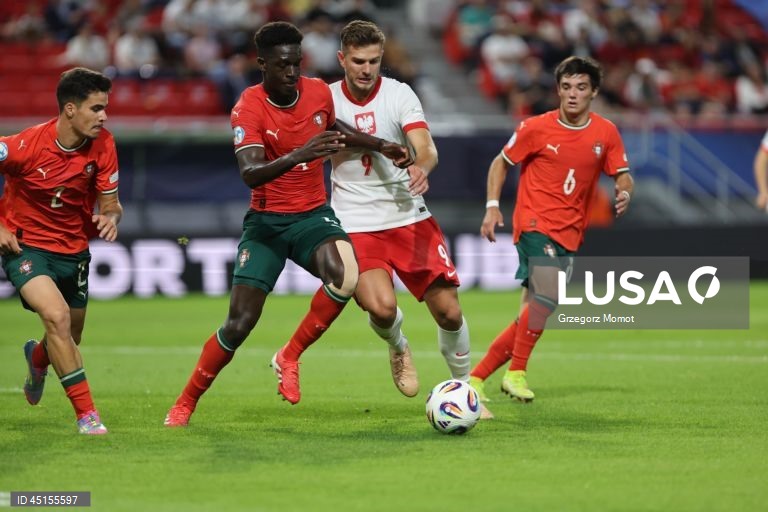 Euro sub-21 - Portugal goleia Polónia (5-0)