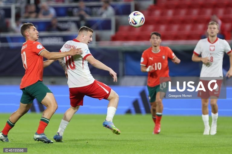 Euro sub-21 - Portugal goleia Polónia (5-0)