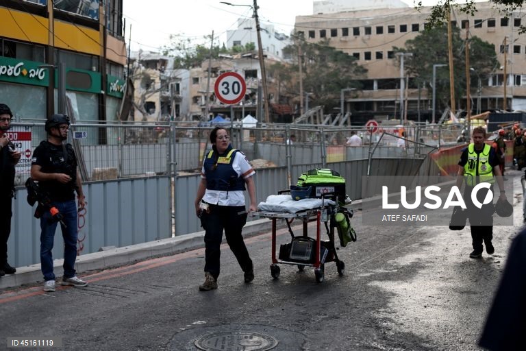 Israel: Edifícios destruidos pelos misseis iranianos