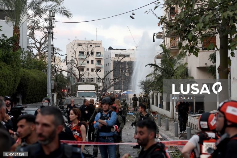Israel: Edifícios destruidos pelos misseis iranianos