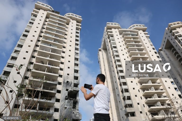 Israel: Edifícios destruidos pelos misseis iranianos