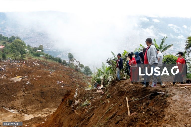Deslizamento de terra na Colômbia