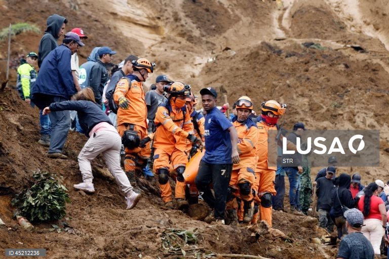 Deslizamento de terra na Colômbia