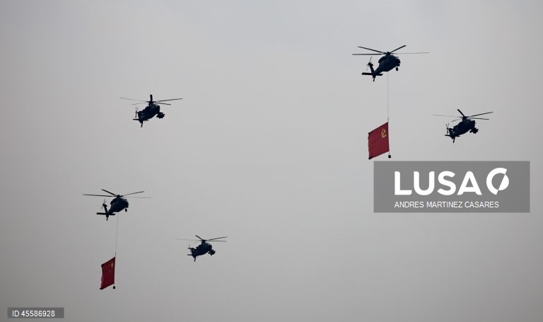 China: Desfile militar assinala o 80.º aniversário do fim da Guerra Sino-Japonesa em Pequim