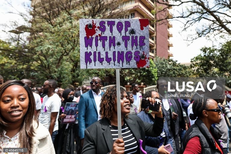 Quénia: Manifestação de advogados em Nairobi