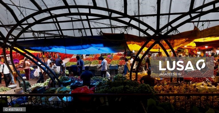 Bangalore: Preparações para o festival Diwali.