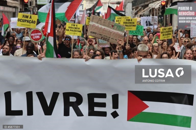 Lisboa: Marcha pela Palestina