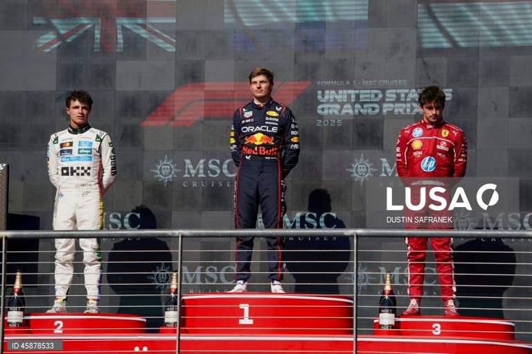 O piloto neerlandês Max Verstappen (Red Bull) venceu hoje o Grande Prémio dos Estados Unidos de Fórmula 1, 19.ª ronda da temporada, e recuperou pontos para os rivais.