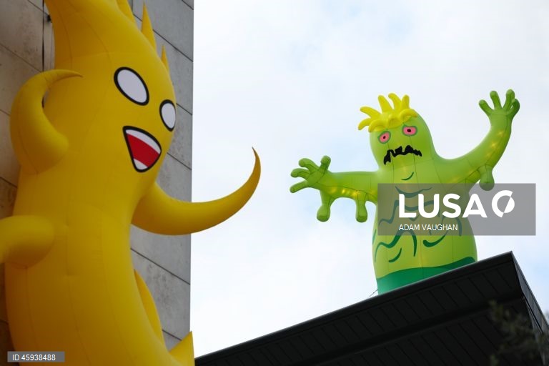 Monstros do Halloween em Manchester