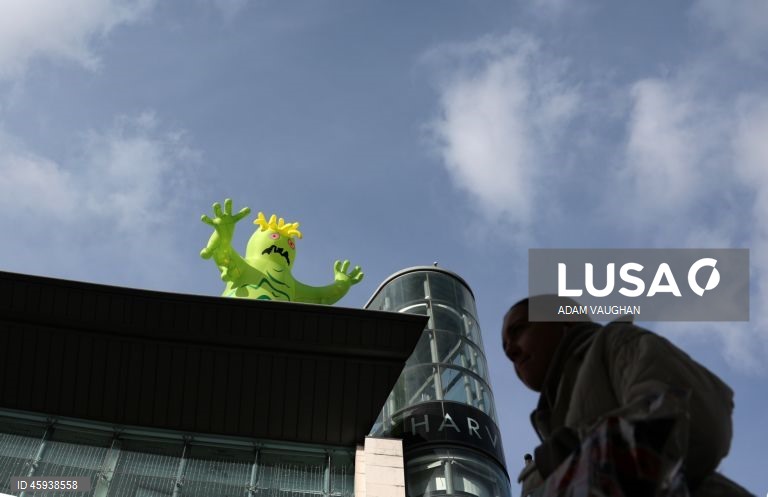Monstros do Halloween em Manchester
