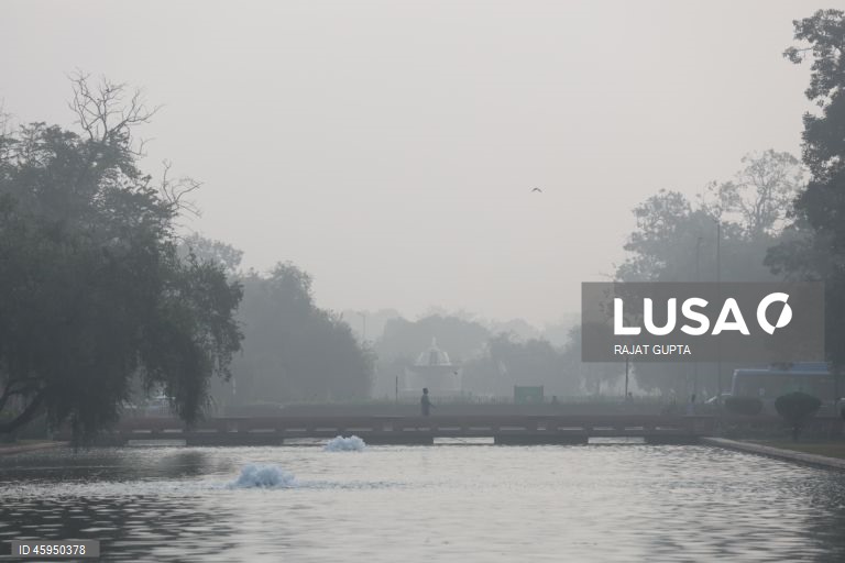 Índia: Poluição atmosférica em Nova Deli