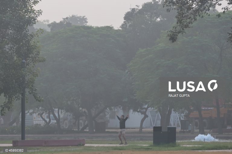 Índia: Poluição atmosférica em Nova Deli