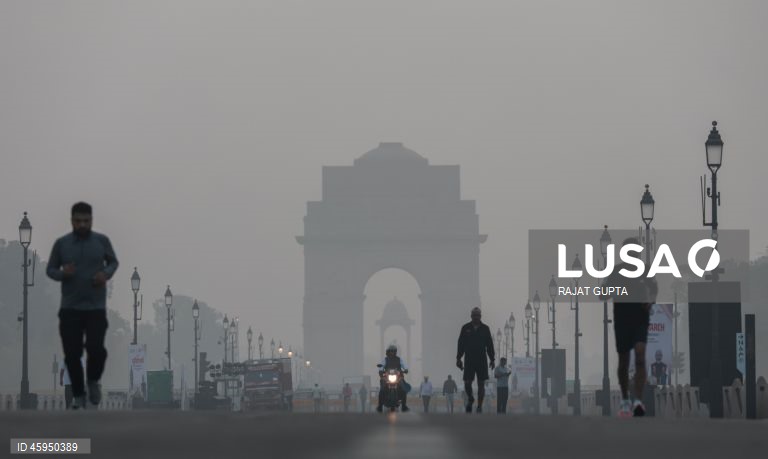 Índia: Poluição atmosférica em Nova Deli