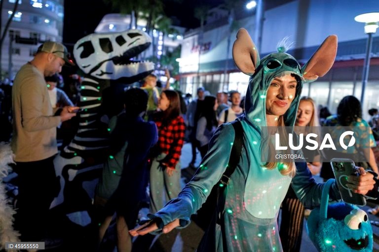 Festa de Halloween em Miami Beach 2025