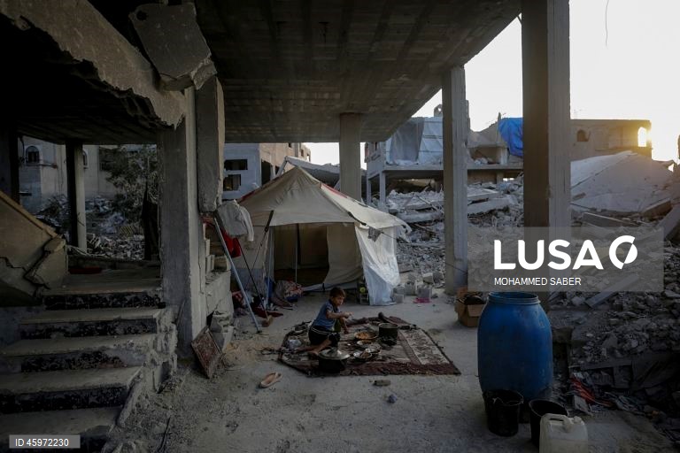 Palestina: Jabaliya, no norte da Faixa de Gaza