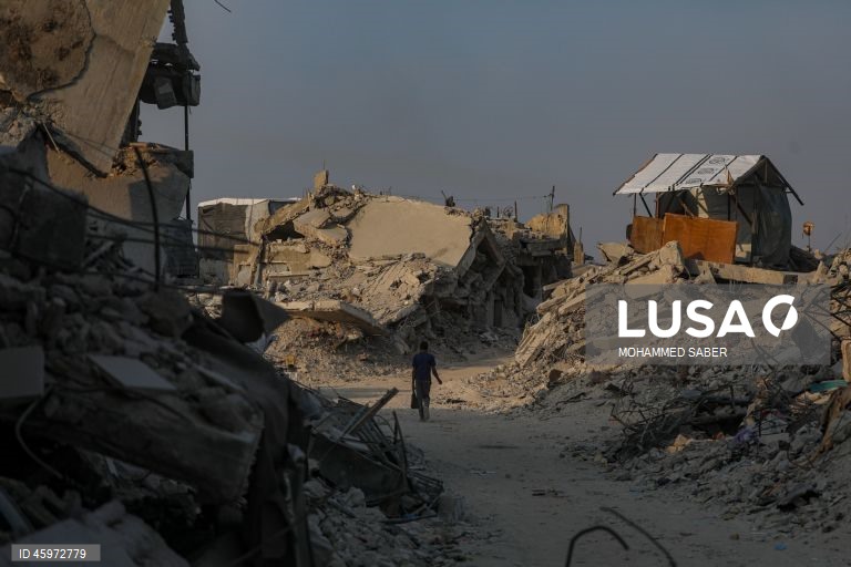 Palestina: Jabaliya, no norte da Faixa de Gaza