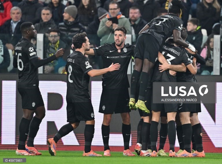 Futebol: Liga dos Campeões - Juventus vs Sporting
