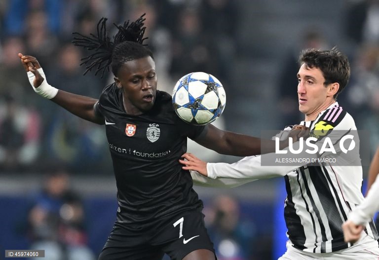 Futebol: Liga dos Campeões - Juventus vs Sporting
