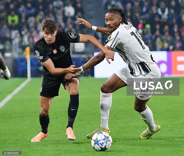 Futebol: Liga dos Campeões - Juventus vs Sporting
